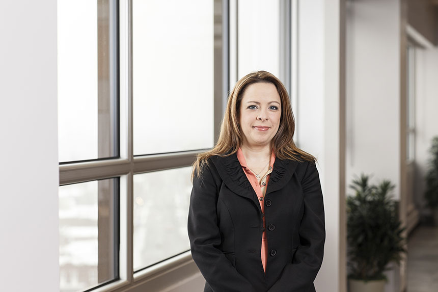 Photo de la professeure